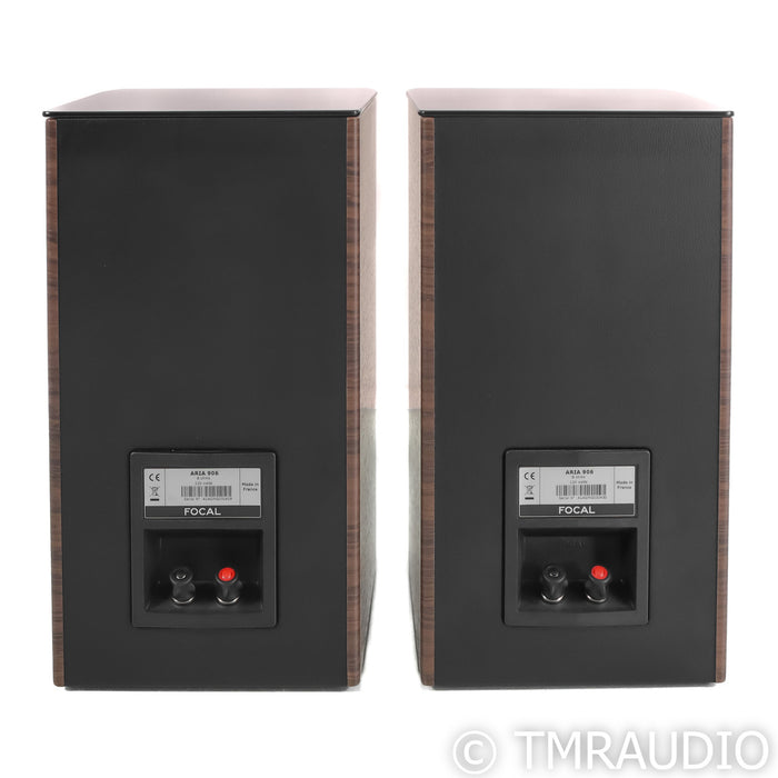 Focal Aria 906 Bookshelf Speakers; Noyer Vinyl Pair