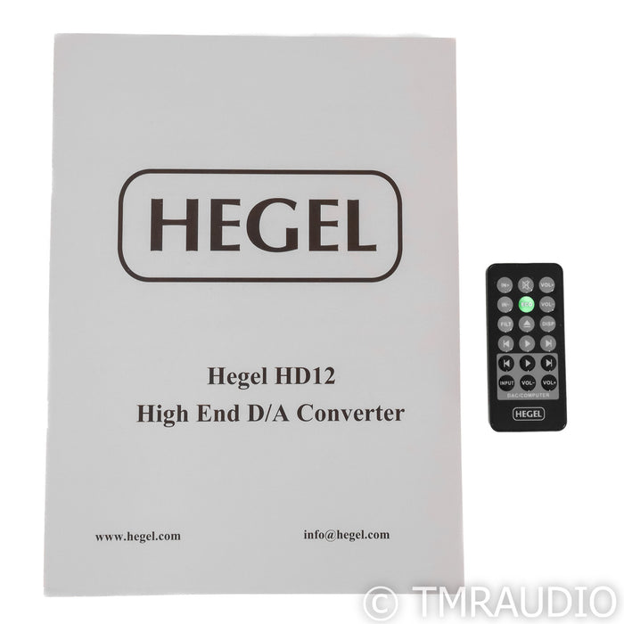 Hegel HD12 DAC; D/A Converter