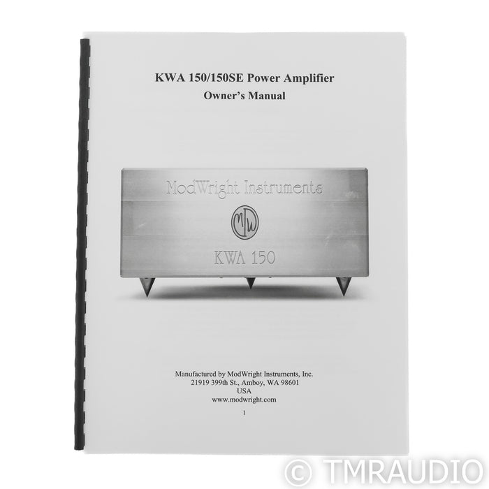 ModWright KWA 150 SE Stereo Power Amplifier