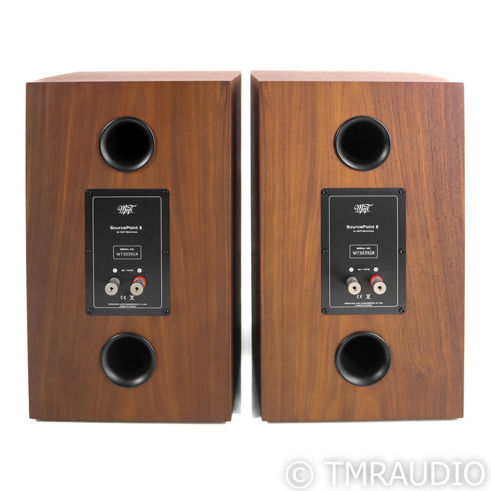MoFi SourcePoint 8 Bookshelf Speakers; Walnut Pair (Open Box)