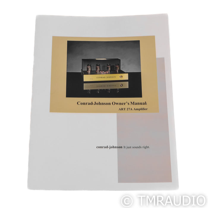 Conrad-Johnson ART27A Stereo Tube Power Amplifier
