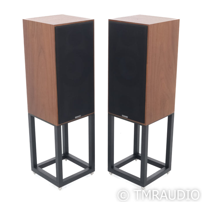 Mission 770 Bookshelf Speakers with Stands; Walnut Pair (Open Box)