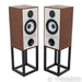 Mission 770 Bookshelf Speakers with Stands; Walnut Pair (Open Box)