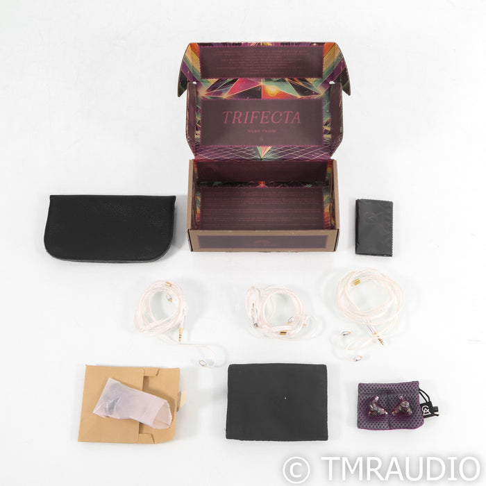 Campfire Audio Trifecta In-Ear Monitor Headphones; IEM; Dark Prism Pair