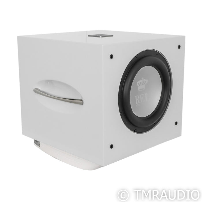 REL Acoustics S/510 10" Powered Subwoofer; Piano White