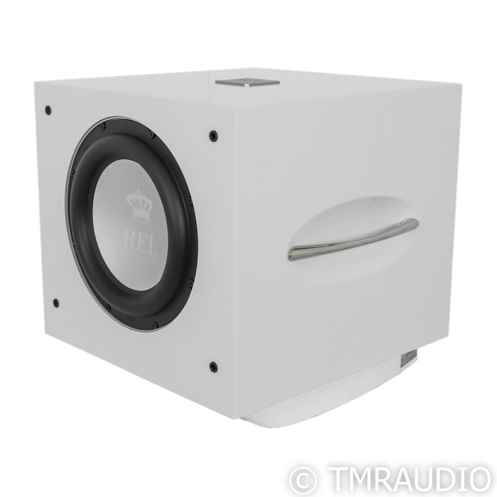 REL Acoustics S/510 10" Powered Subwoofer; Piano White