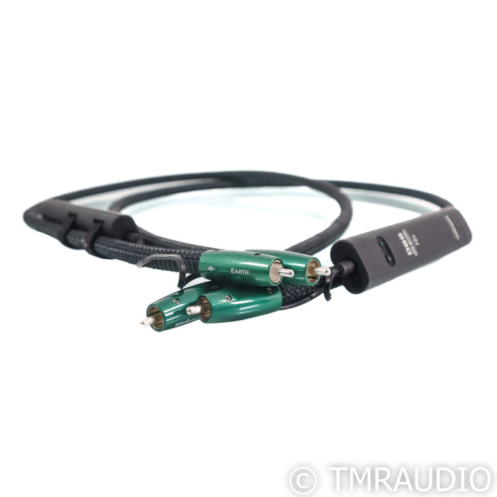 AudioQuest Earth RCA Cables; 1m Pair Interconnects; 72v DBS