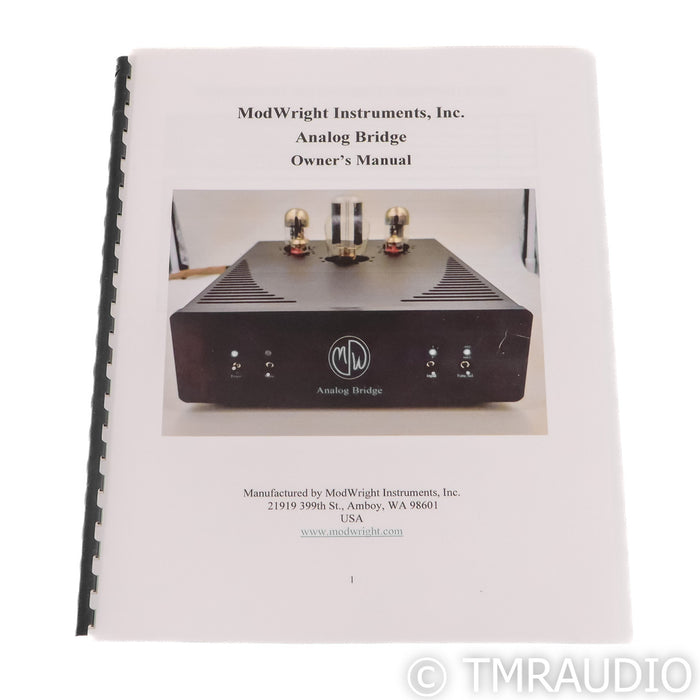 ModWright Instruments Analog Bridge Tube Buffer