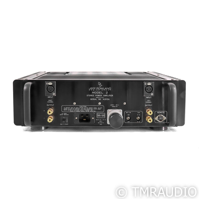 Jeff Rowland Design Model 2 Stereo Power Amplifier