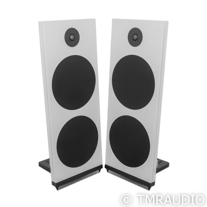 Spatial Audio M3 Sapphire Open Baffle Floorstanding Speakers; White Pair