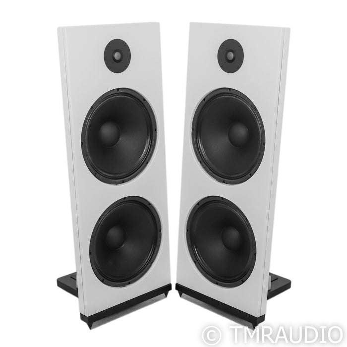 Spatial Audio M3 Sapphire Open Baffle Floorstanding Speakers; White Pair