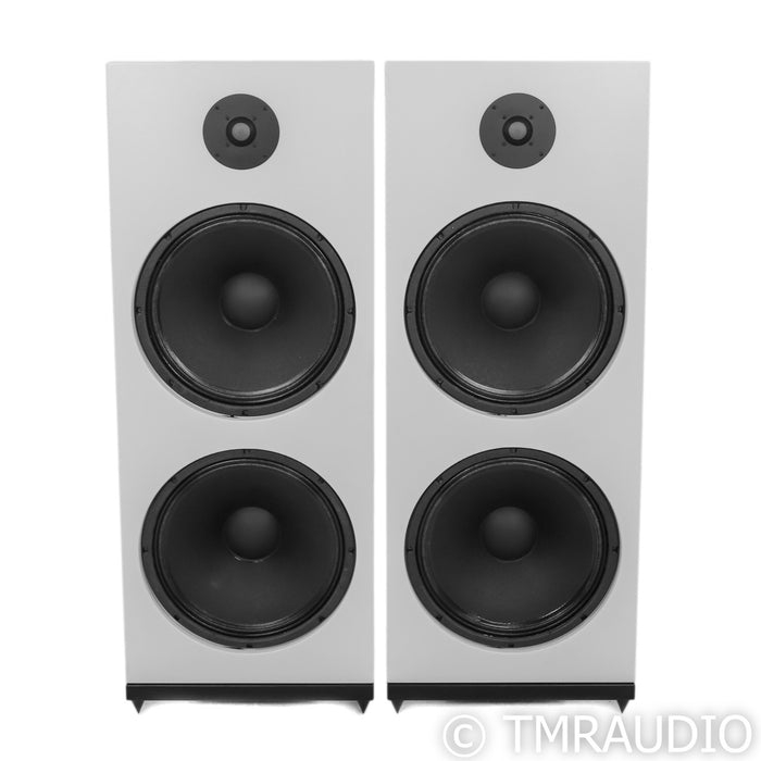 Spatial Audio M3 Sapphire Open Baffle Floorstanding Speakers; White Pair