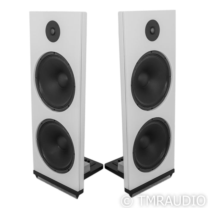 Spatial Audio M3 Sapphire Open Baffle Floorstanding Speakers; White Pair