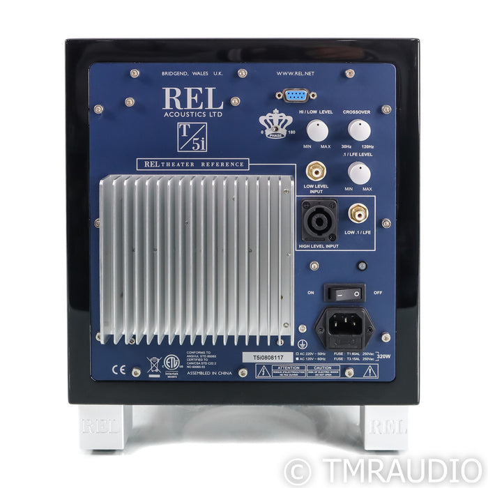 REL T/5i 8" Powered Subwoofer; Black