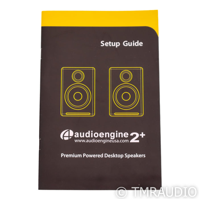 Audioengine A2+ Powered Bookshelf Speakers; Red Pair