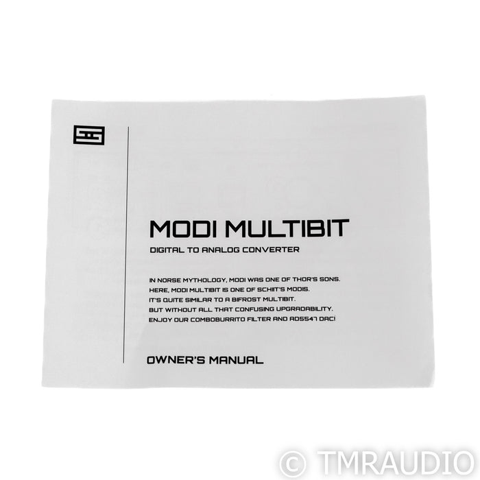 Schiit Audio Modi Multibit DAC; D/A Converter