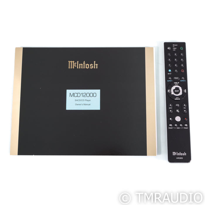 McIntosh MCD12000 Tube Hybrid CD & SACD Player