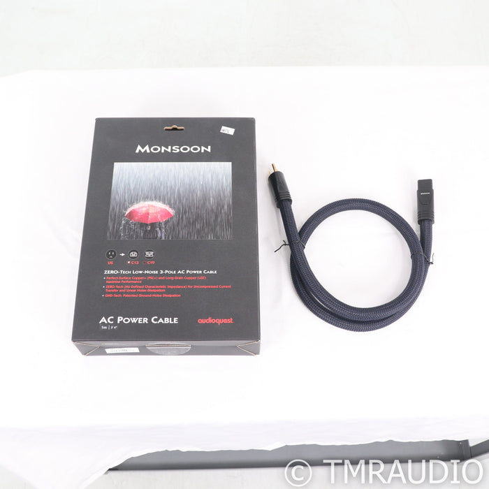 AudioQuest Monsoon Power Cable; 1m AC Cord