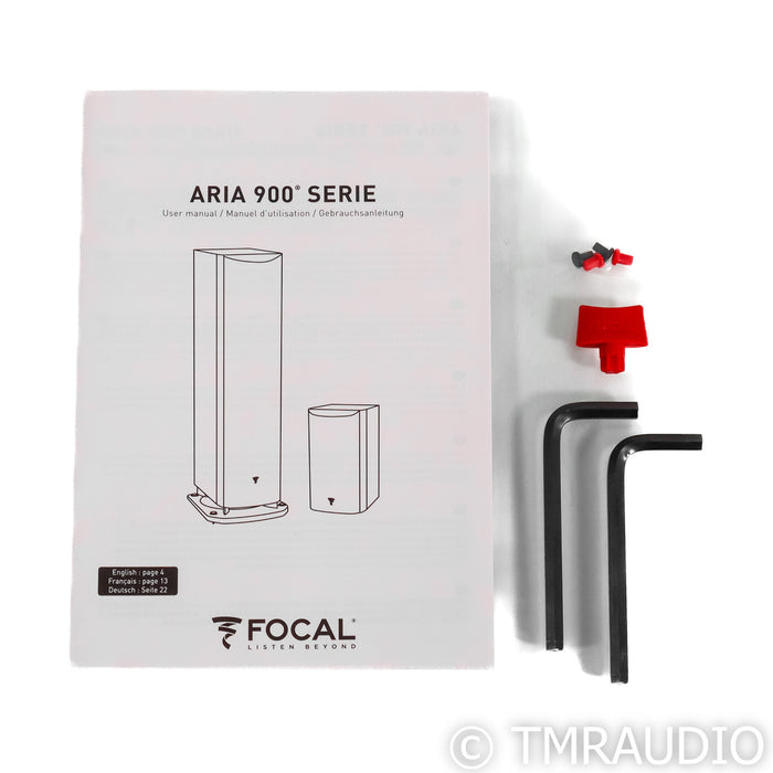 Focal Aria 936 Floorstanding Speakers; Noyer Vinyl Pair (Used)