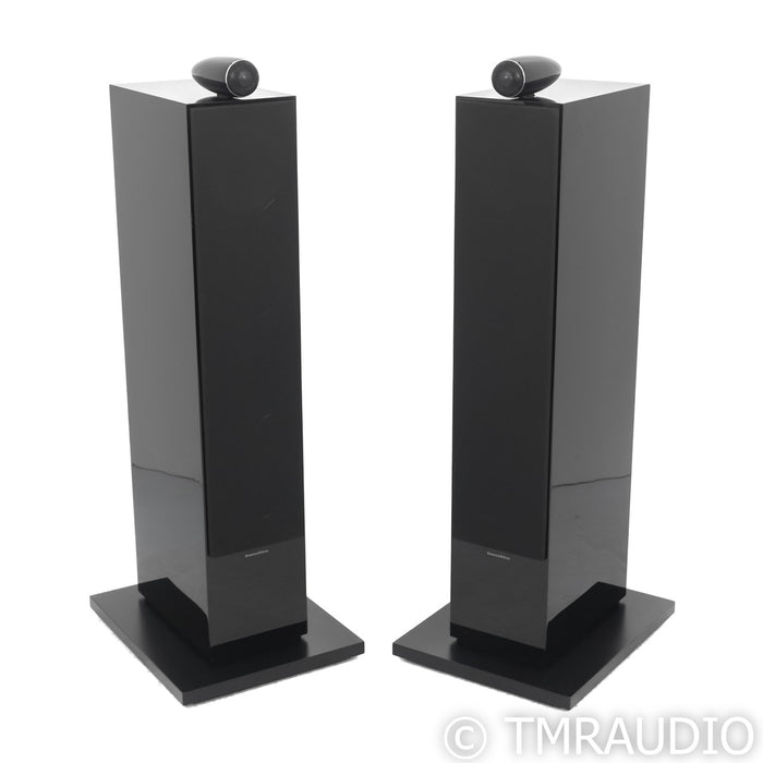 B&W 702 S2 Floorstanding Speakers; Black Pair