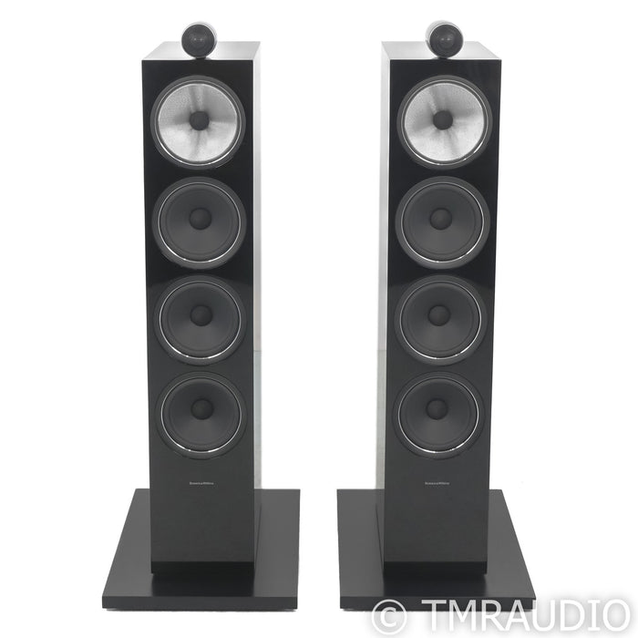 B&W 702 S2 Floorstanding Speakers; Black Pair