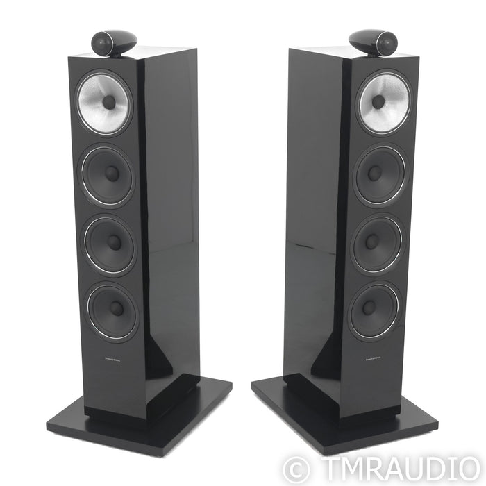 B&W 702 S2 Floorstanding Speakers; Black Pair