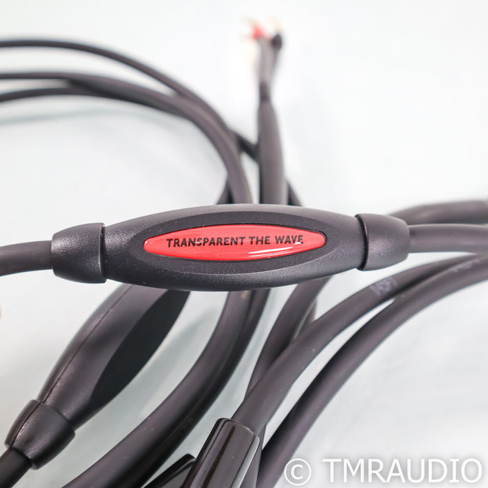 Transparent Audio The Wave Speaker Cables; 10ft Pair