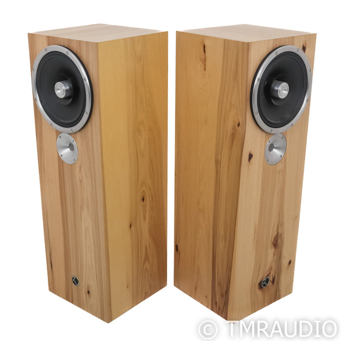 Zu Omen Dirty Weekend MkII Floorstanding Speakers; Hickory Pair; Jupiter Caps