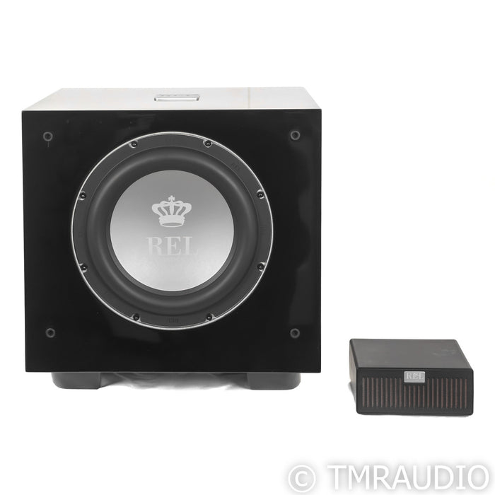 REL Acoustics S/510 10" Powered Subwoofer; Piano Black with Airship