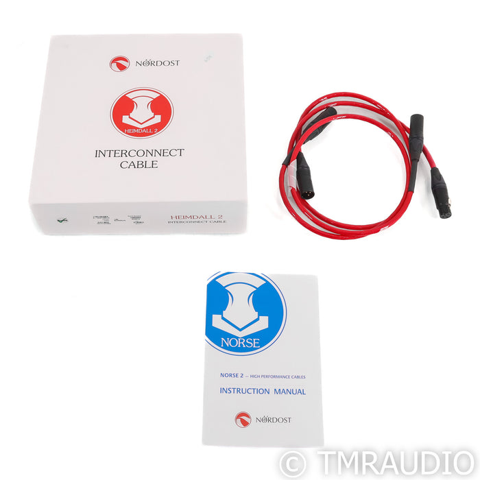 Nordost Heimdall 2 XLR Cables; 1m Pair Interconnects