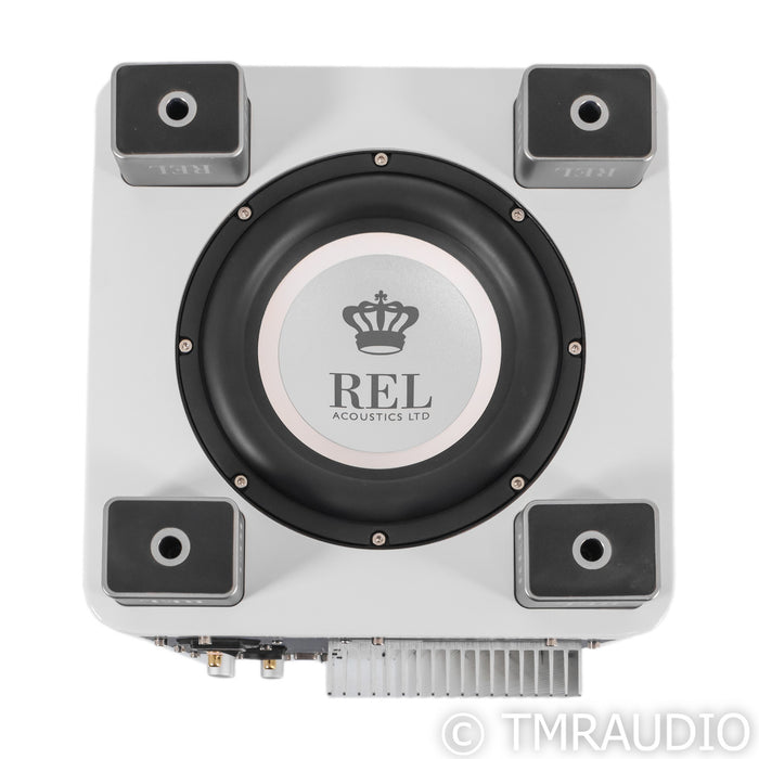 REL Acoustics T/5x 8" Powered Subwoofer; High Gloss White