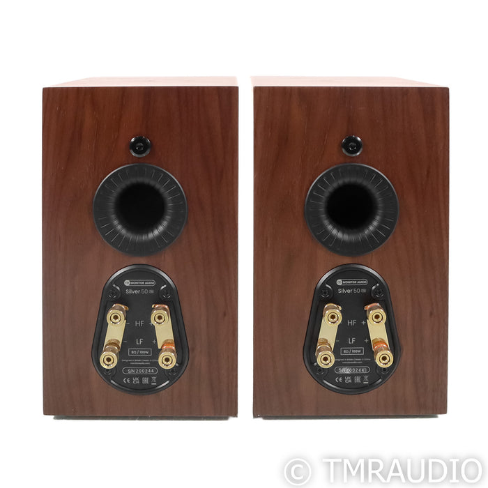 Monitor Audio Silver 50 7G Bookshelf Speakers; Walnut Pair