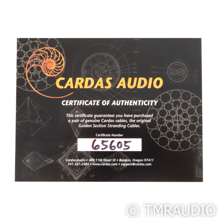 Cardas Audio Golden Reference XLR Cables; 1m Pair Balanced Interconnects