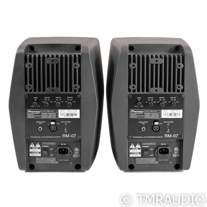 Pioneer RM-07 Powered Bookshelf Speakers; Black Pair