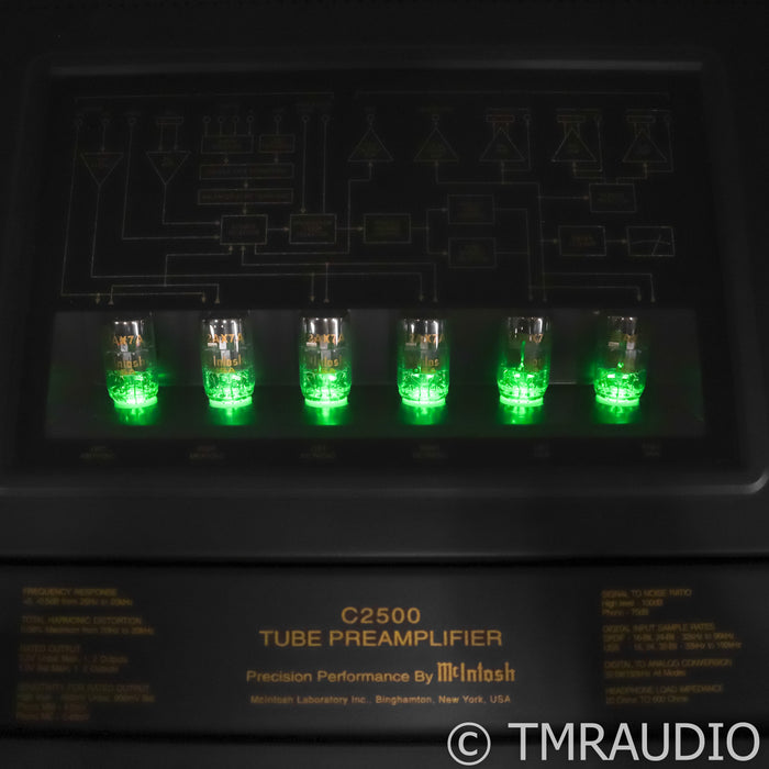 McIntosh C2500 Stereo Tube Preamplifier; MM & MC Phono