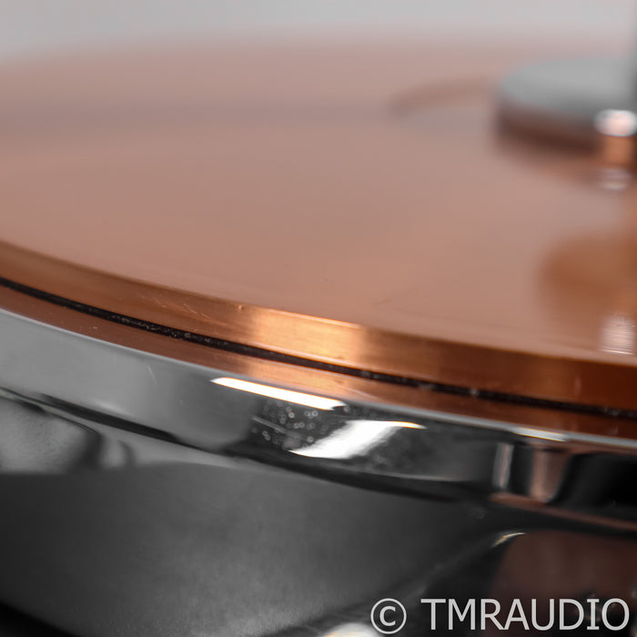 Torqueo T-34 Exclusive Compact Turntable; Zebrano;  Grado XC+