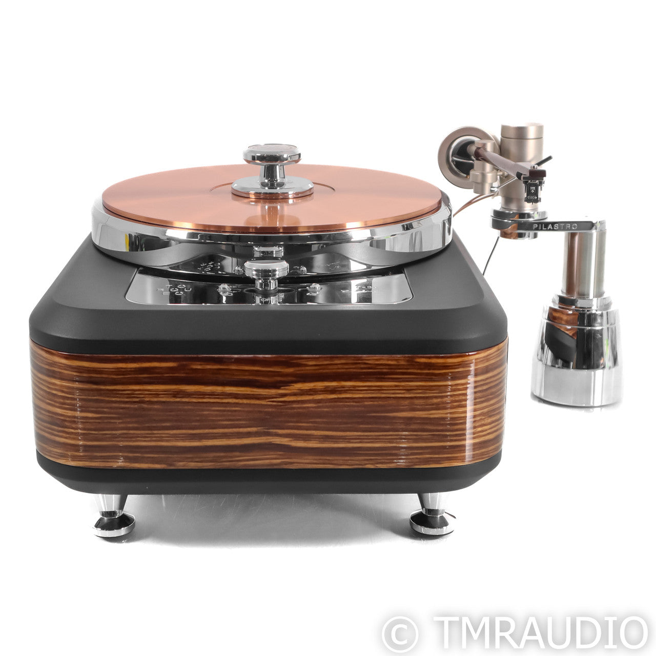 Torqueo T-34 Exclusive Compact Turntable; Zebrano; Grado XC+ — The
