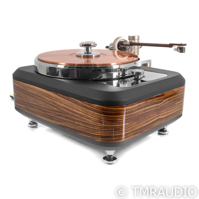 Torqueo T-34 Exclusive Compact Turntable; Zebrano;  Grado XC+