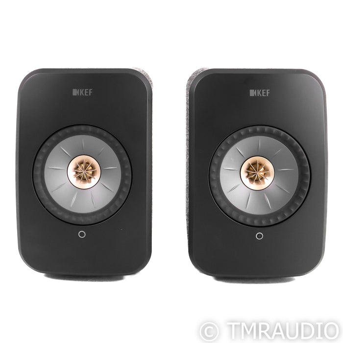 KEF LSX II Wireless Streaming Bookshelf Speakers; Black Pair