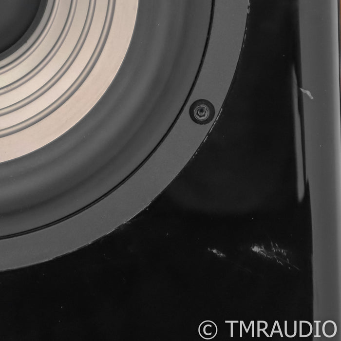 Genesis Maestro Powered Floorstanding Speakers; Black Pair (Missing Grills)