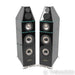 Genesis Maestro Powered Floorstanding Speakers; Black Pair (Missing Grills)