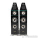 Genesis Maestro Powered Floorstanding Speakers; Black Pair (Missing Grills)