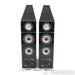 Genesis Maestro Powered Floorstanding Speakers; Black Pair (Missing Grills)