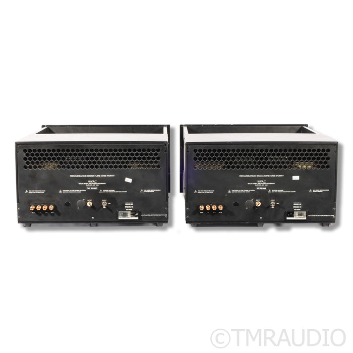 VAC Renaissance Signature 140 Tube Monoblock Power Amplifiers
