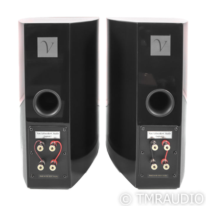 Von Schweikert UniField 2 Bookshelf Speakers; UniField Two; Black Pair
