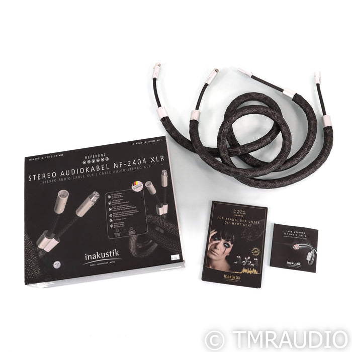 Inakustik Reference NF-2404 Air XLR Cables; 1.5m Pair Balanced Interconnects
