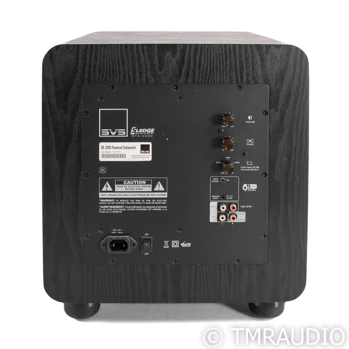 SVS SB-2000 12" Powered Subwoofer; Black Ash
