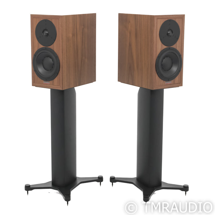 Dynaudio Heritage Special Bookshelf Speakers; Walnut Pair with Stands
