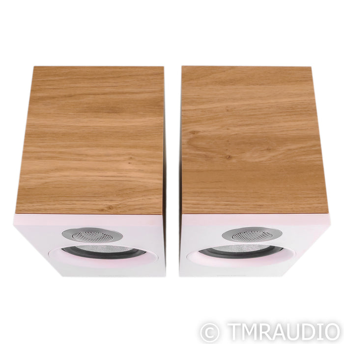 B&W 607 S2 Anniversary Edition Bookshelf Speakers; Oak Pair