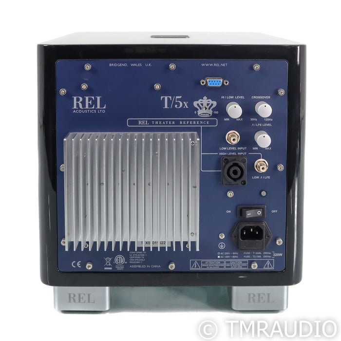 REL Acoustics T/5x 8" Powered Subwoofer; High Gloss Black